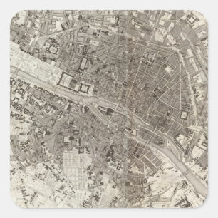 Adesivo Quadrado Paris