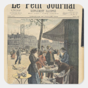 Adesivo Quadrado Paris às seis da manhã