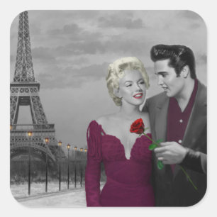 Adesivo Quadrado Paris B&W