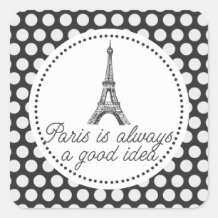 Adesivo Quadrado Paris é sempre uma boa ideia