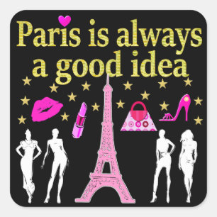ADESIVO QUADRADO PARIS É SEMPRE UMA BOA IDEIA