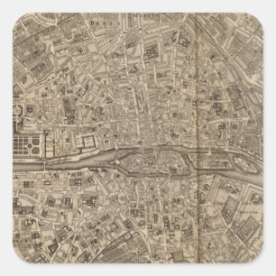 Adesivo Quadrado Paris França