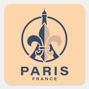 Adesivo Quadrado Paris França Europa