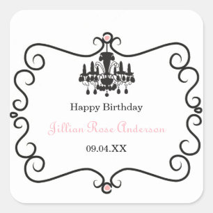 Adesivo Quadrado Parisiense - Sticker Quadrado