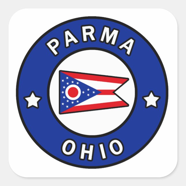 Adesivo Quadrado Parma Ohio (Frente)