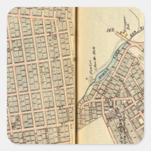 Adesivo Quadrado Parque de Sherman, New York 2