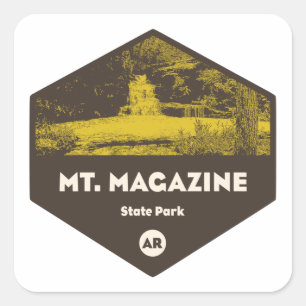 Adesivo Quadrado Parque Estadual da Revista Monte Arkansas