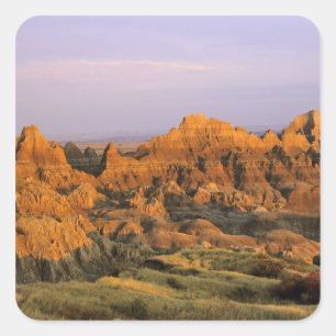 Adesivo Quadrado Parque Nacional Badlands em Dakota do Sul