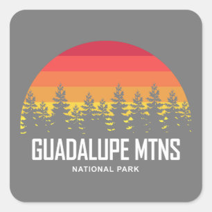 Adesivo Quadrado Parque Nacional das Montanhas Guadalupe