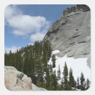 Adesivo Quadrado Parque Nacional de Snowy Granite Domes II Yosemite