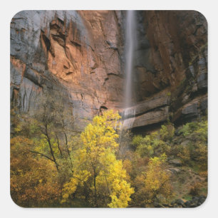 Adesivo Quadrado Parque Nacional de Zion, Utah. EUA. Efêmero