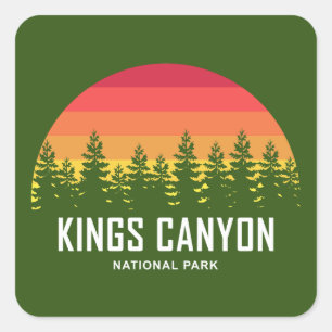 Adesivo Quadrado Parque Nacional do Kings Canyon