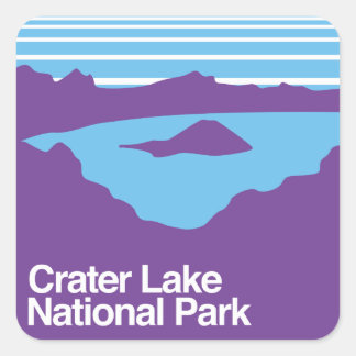 Adesivo Quadrado Parque Nacional do Lago Crater