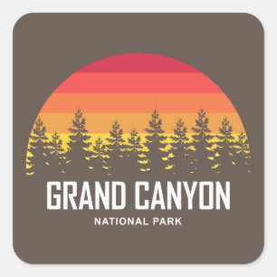 Adesivo Quadrado Parque Nacional Grand Canyon