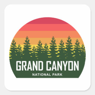 Adesivo Quadrado Parque Nacional Grand Canyon