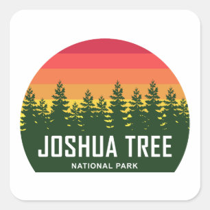 Adesivo Quadrado Parque Nacional Joshua Tree