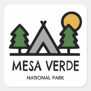 Adesivo Quadrado Parque Nacional Mesa Verde