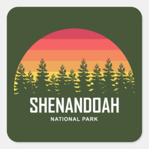 Adesivo Quadrado Parque Nacional Shenandoah
