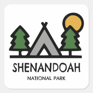 Adesivo Quadrado Parque Nacional Shenandoah
