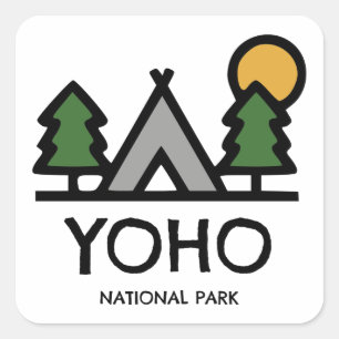 Adesivo Quadrado Parque Nacional Yoho
