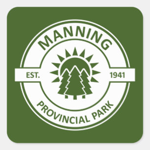 Adesivo Quadrado Parque Provincial de Manning