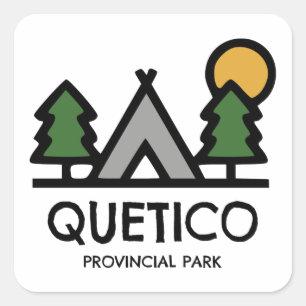 Adesivo Quadrado Parque Provincial de Quetico