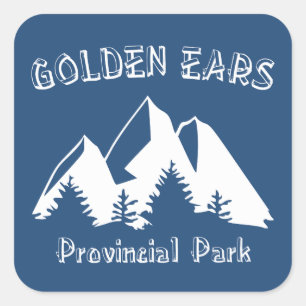 Adesivo Quadrado Parque Provincial Golden Ears Colúmbia Britânica