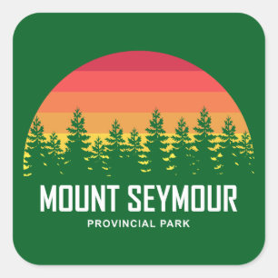 Adesivo Quadrado Parque Provincial Mount Seymour