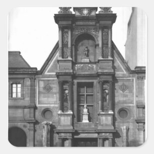 Adesivo Quadrado Parte central do � principal