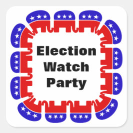 Adesivo Quadrado Partido Republicano do Observatório Eleitoral