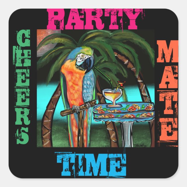 Adesivo Quadrado Partidos (Frente)