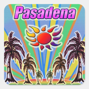 Adesivo Quadrado Pasadena Summer Love