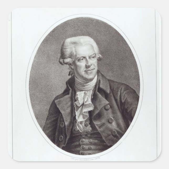 Adesivo Quadrado Pascal Paoli, 1872 (Frente)