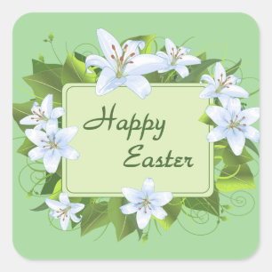 Adesivo Quadrado Páscoas