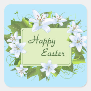 Adesivo Quadrado Páscoas