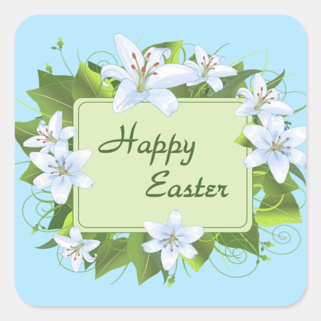 Adesivo Quadrado Páscoas (Frente)