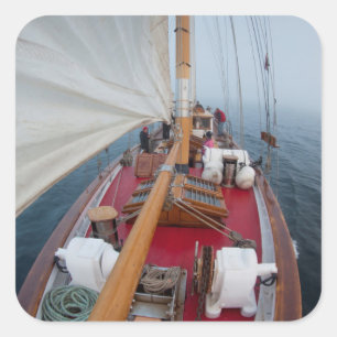 Adesivo Quadrado Passagem de Fronteira à Vela