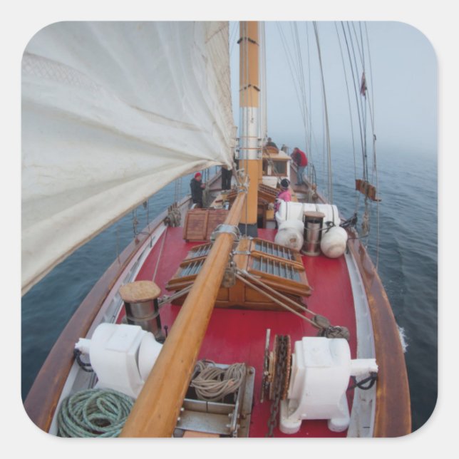 Adesivo Quadrado Passagem de Fronteira à Vela (Frente)