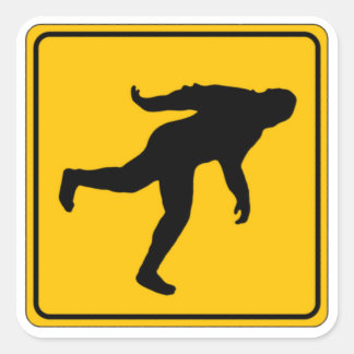 Adesivo Quadrado Passagem do Pé Grande