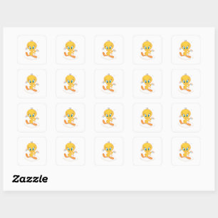 Adesivo Quadrado Passarinho Tweety