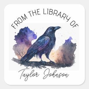 Adesivo Quadrado Pássaro-do-mato-celestial