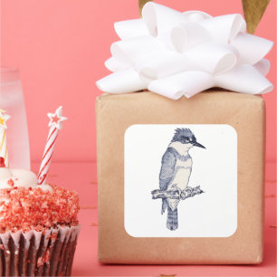 ADESIVO QUADRADO PÁSSARO-PEIXE