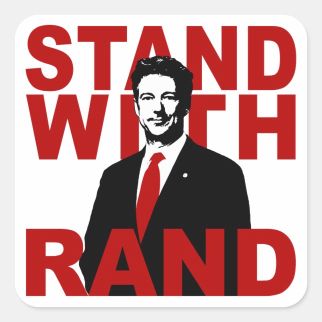 Adesivo Quadrado Passe com o Rand (Frente)