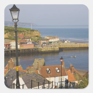 Adesivo Quadrado Passos rumo ao porto, Whitby, Norte