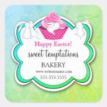 Pastagem de Bunnies Quiméricos Coloridos de Cupcak