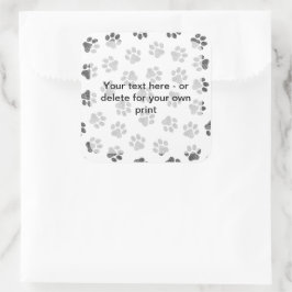 Adesivo Quadrado Patas, Patas-Cães, Patas-Gatos, Patas-Negras