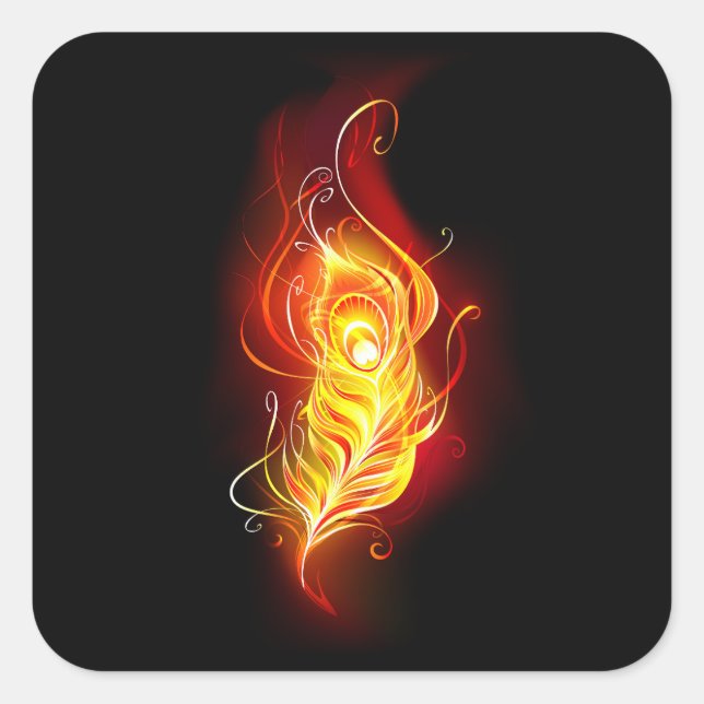 Adesivo Quadrado Patilha de Fogo (Frente)