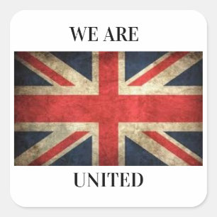 Adesivo Quadrado Patriot British Sticker