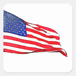 Adesivo Quadrado Patriotismo