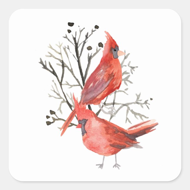 Adesivo Quadrado Pau de Natal da Paz na Natureza (Frente)